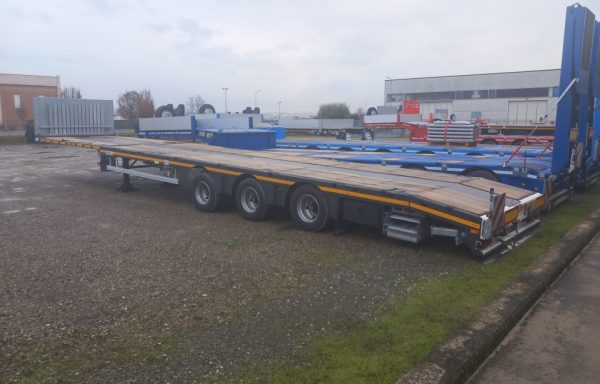 NUOVO SEMIRIMORCHIO MAX200-N R17.5 3 ASSI PIANALE SEMPLICE SFILO FINO 16.9 MT – IN PRONTA CONSEGNA