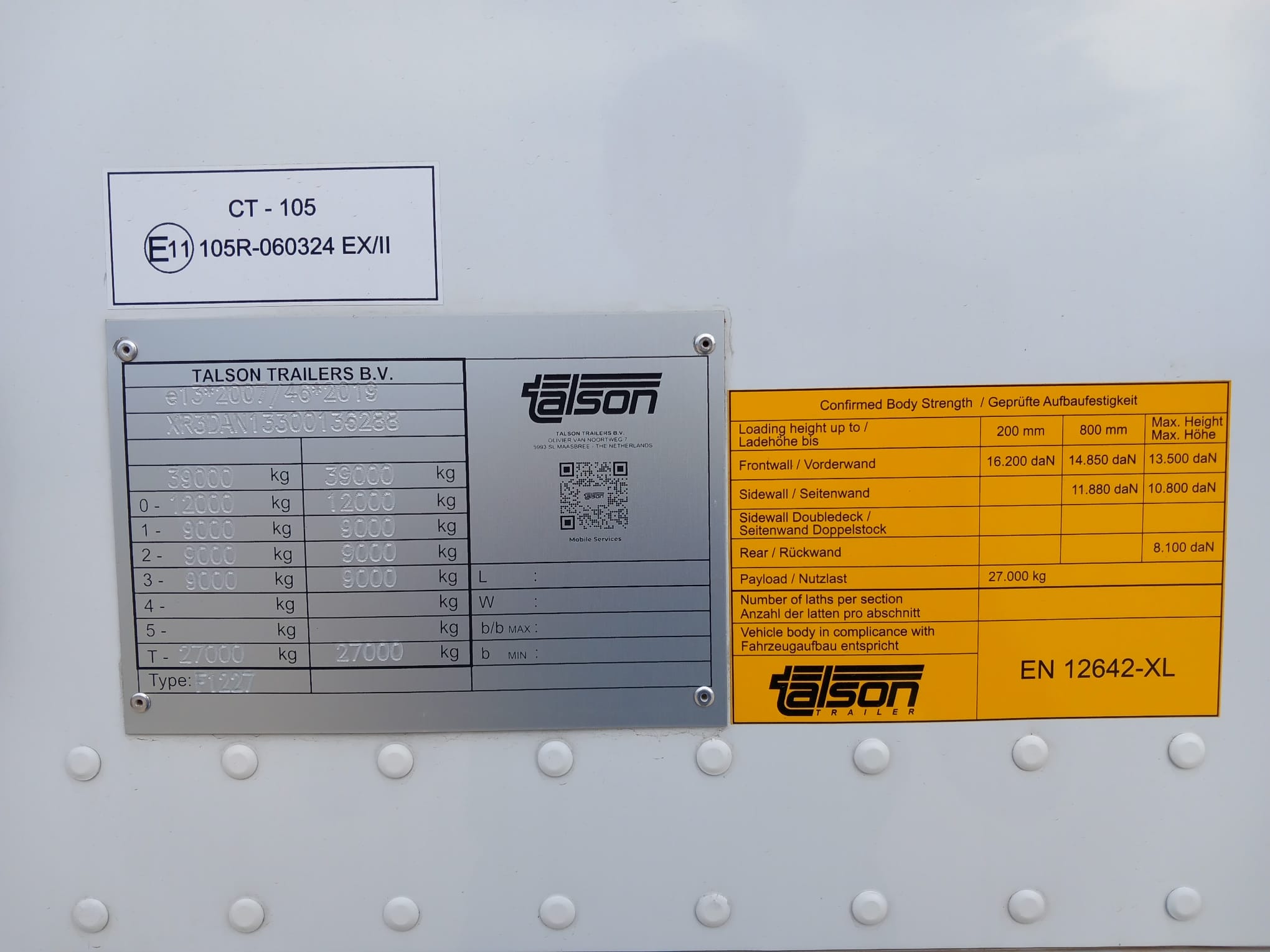 Semirimorchio Talson Air Cargo - immagine 9